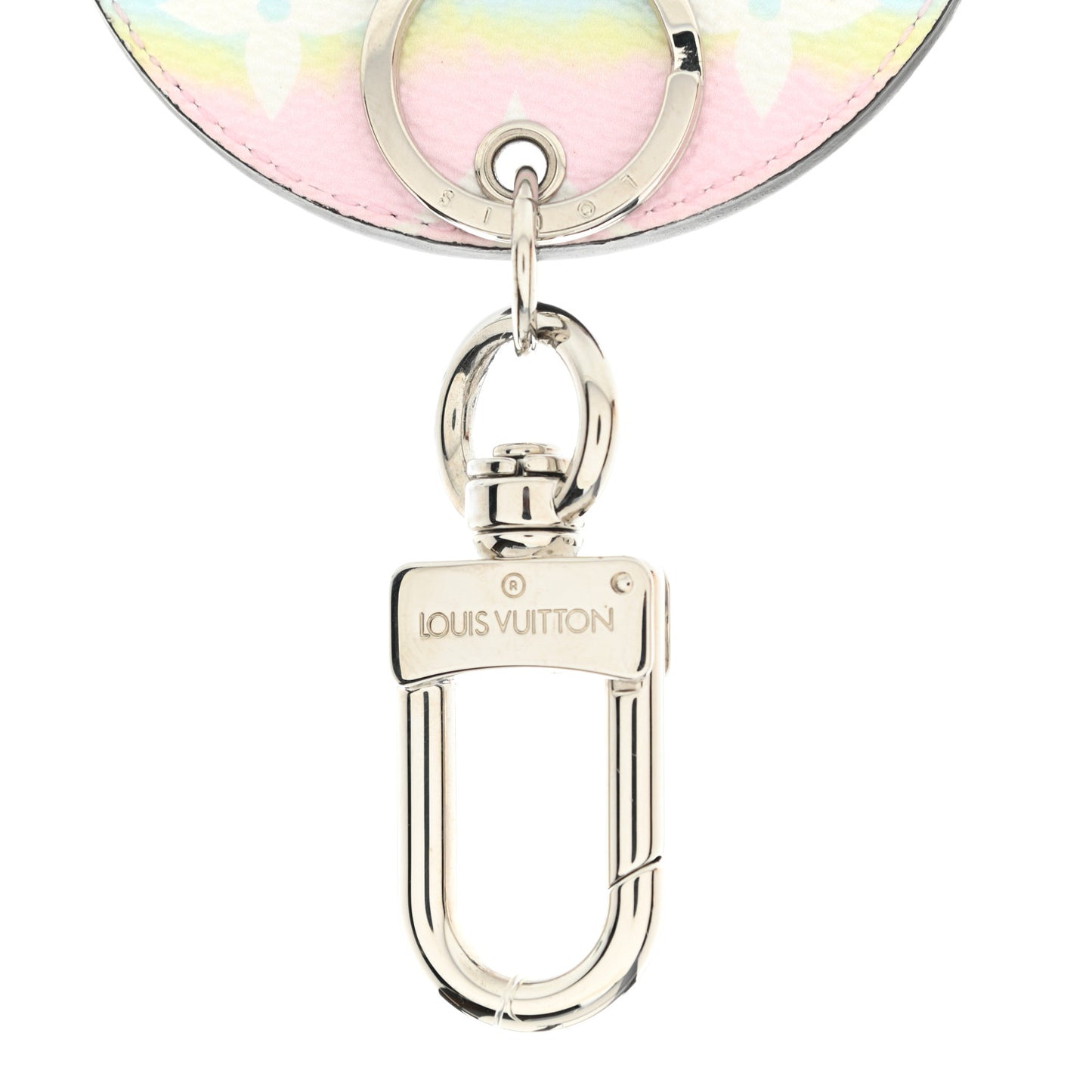 Monogram Escale Bag Charm Key Holder Pastel