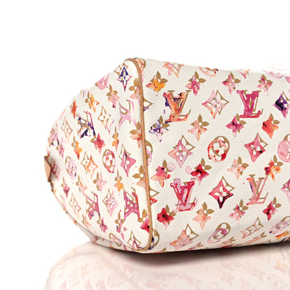 Louis Vuitton Watercolor Aquarelle Speedy 35 White 8 of 17