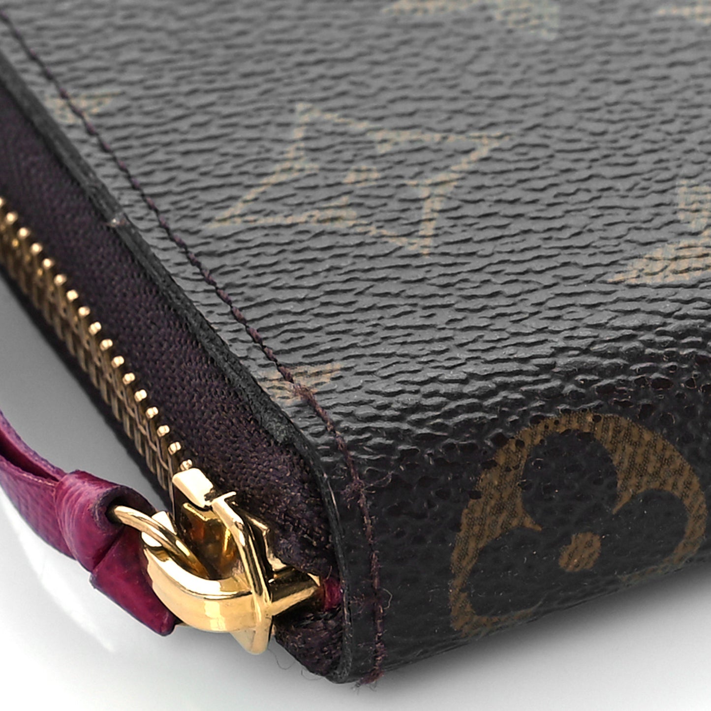 Monogram Clemence Wallet Fuchsia