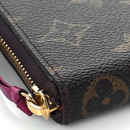Louis Vuitton Monogram Clemence Wallet Fuchsia 7 of 8