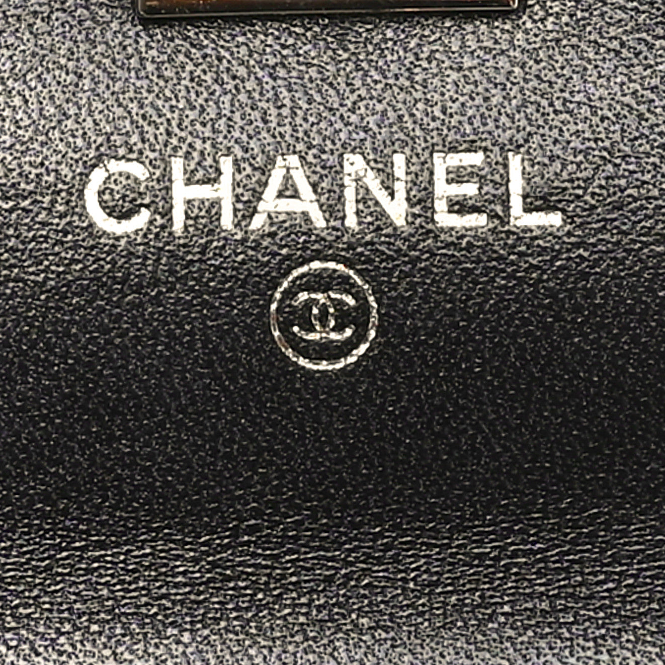 Lambskin Quilted Trendy CC Card Holder On Chain Black