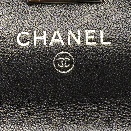 Chanel Lambskin Quilted Trendy CC Card Holder On Chain Black 7 of 12