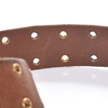 Gucci Faded Calfskin Grommet Double G 40mm Belt 65 26 Cuir 6 of 9