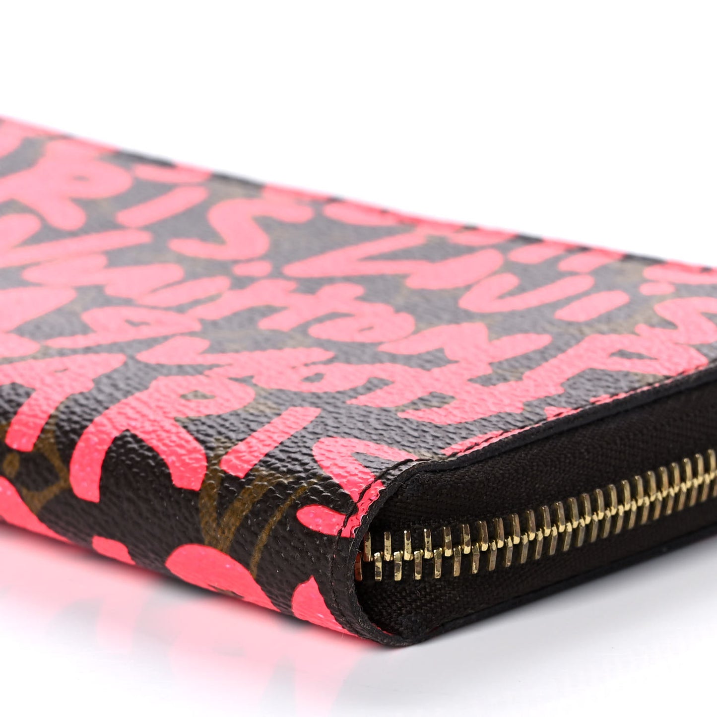Monogram Graffiti Zippy Wallet Fuchsia