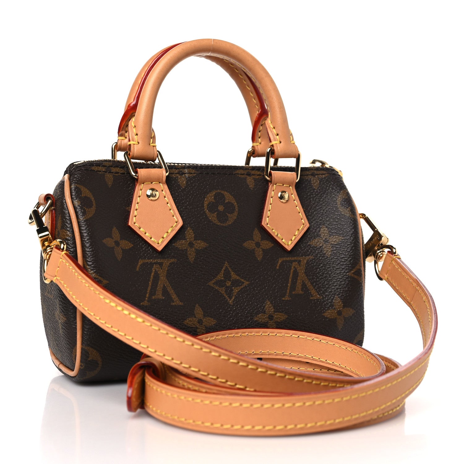 Louis Vuitton Monogram Nano Speedy Bandouliere 3 of 9