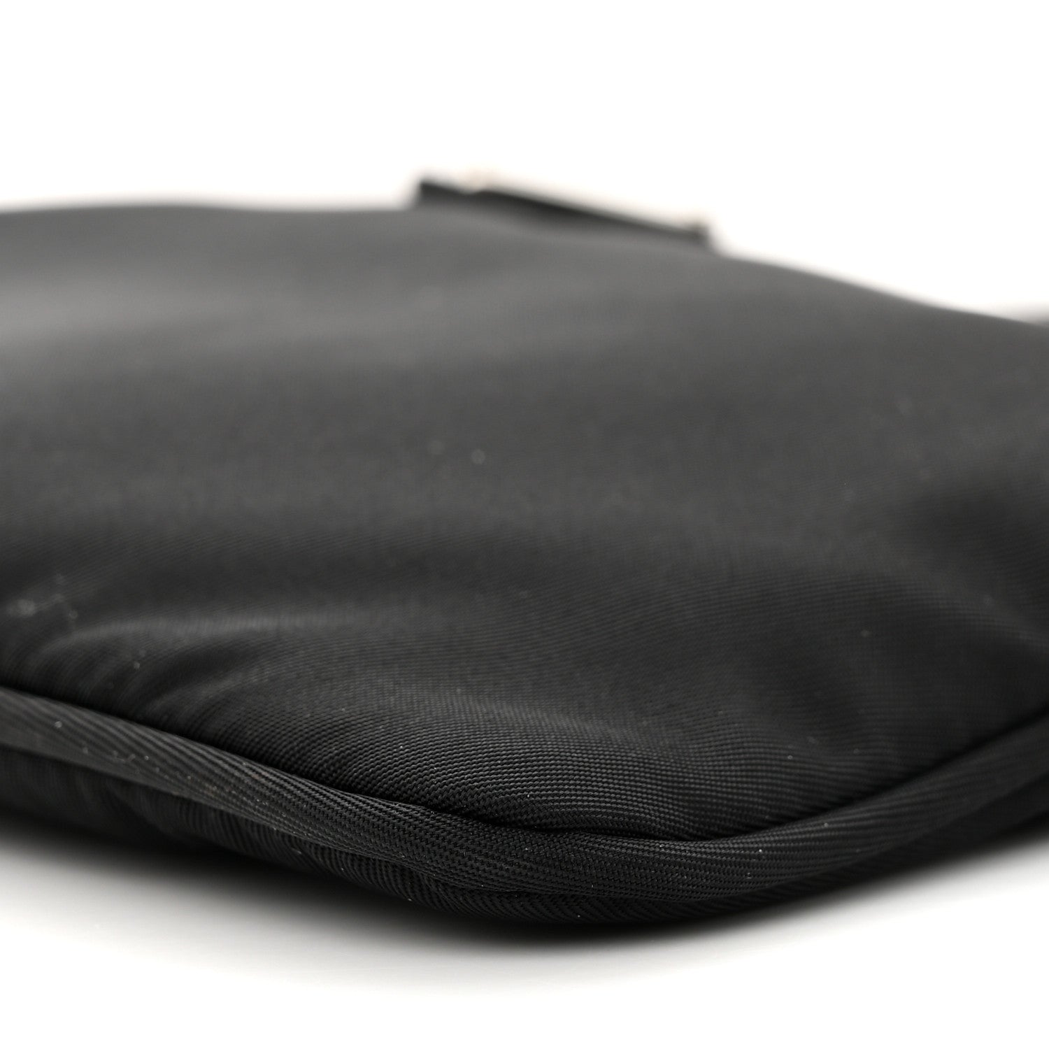 Prada Tessuto Nylon Saffiano Pochette Black 10 of 10