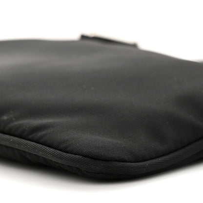 Prada Tessuto Nylon Saffiano Pochette Black 10 of 10