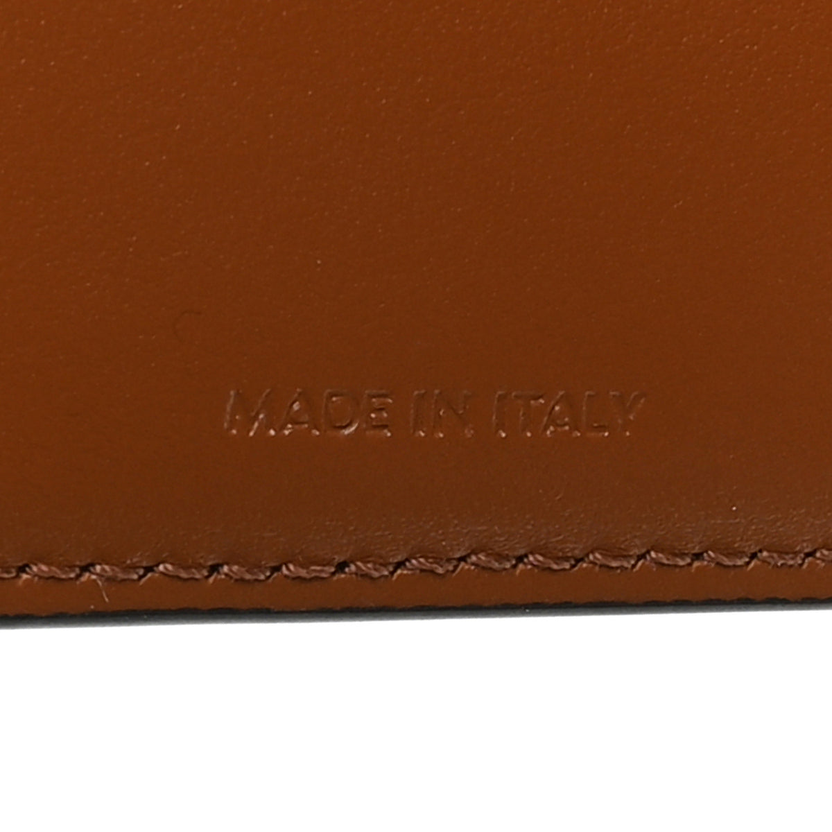 Triomphe Canvas Fine Strap Wallet Nino Tan