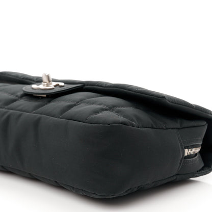 Chanel Nylon Square Quilted Flap Black 11 of 13
