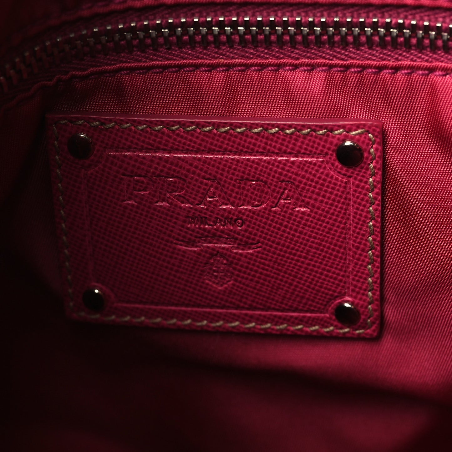 Tessuto Nylon Saffiano Messenger Bag Barolo