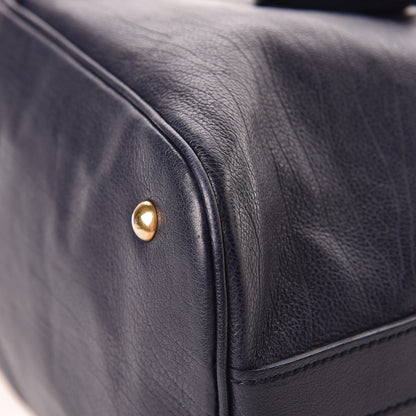 Saint Laurent Calfskin Oversized Muse Navy Blue 11 of 13