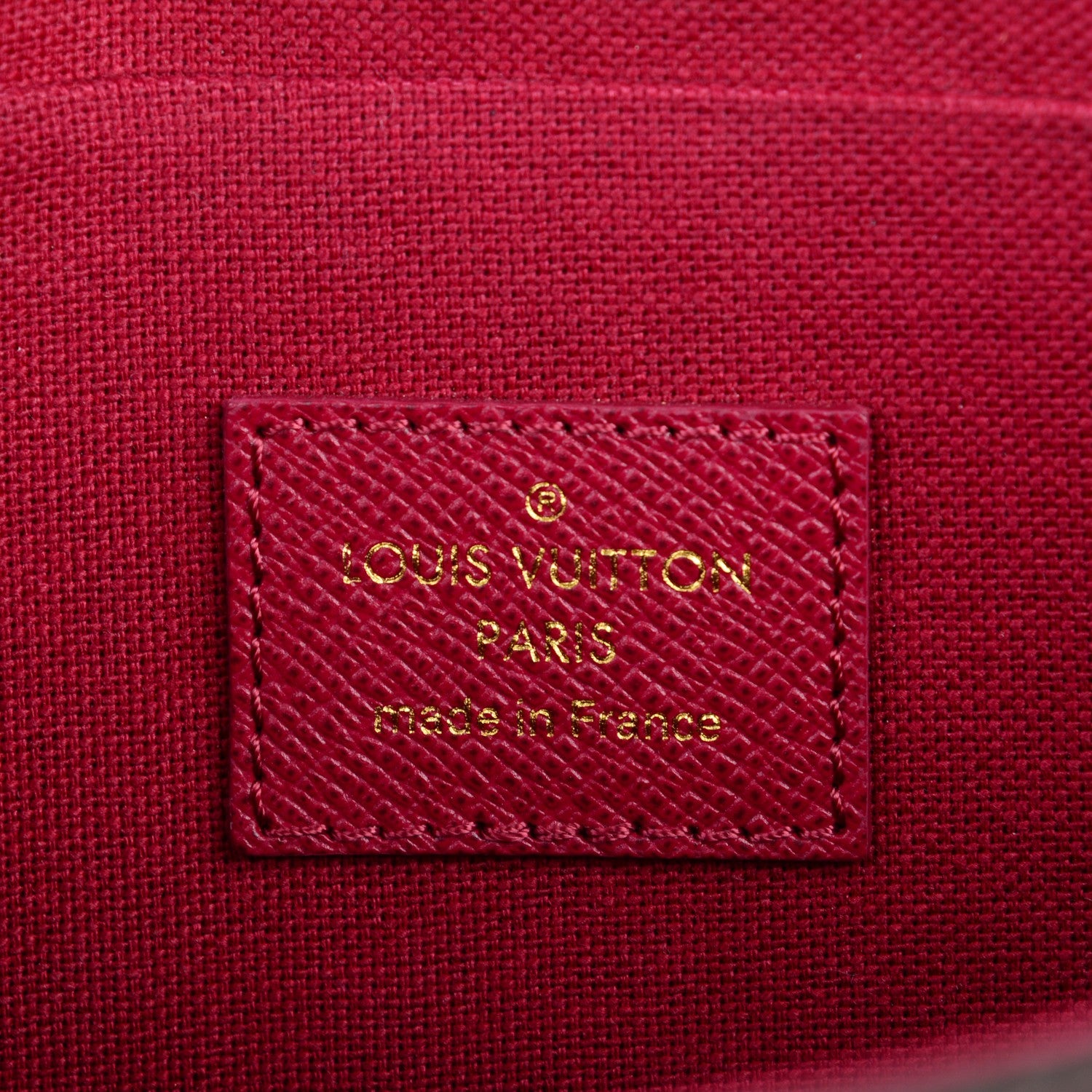 Louis Vuitton Monogram Pochette Felicie Chain Wallet Fuchsia 6 of 7