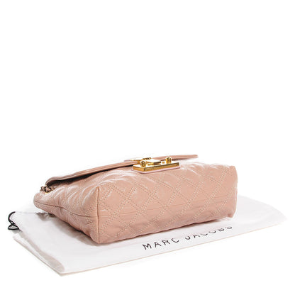 Marc Jacobs Lacquered Lambskin Baroque The Large Single Flap Blush 4 of 8