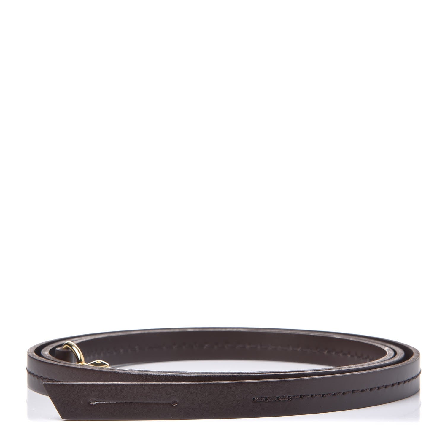 Louis Vuitton Calfskin 12mm Favorite Long Strap Brown 4 of 10