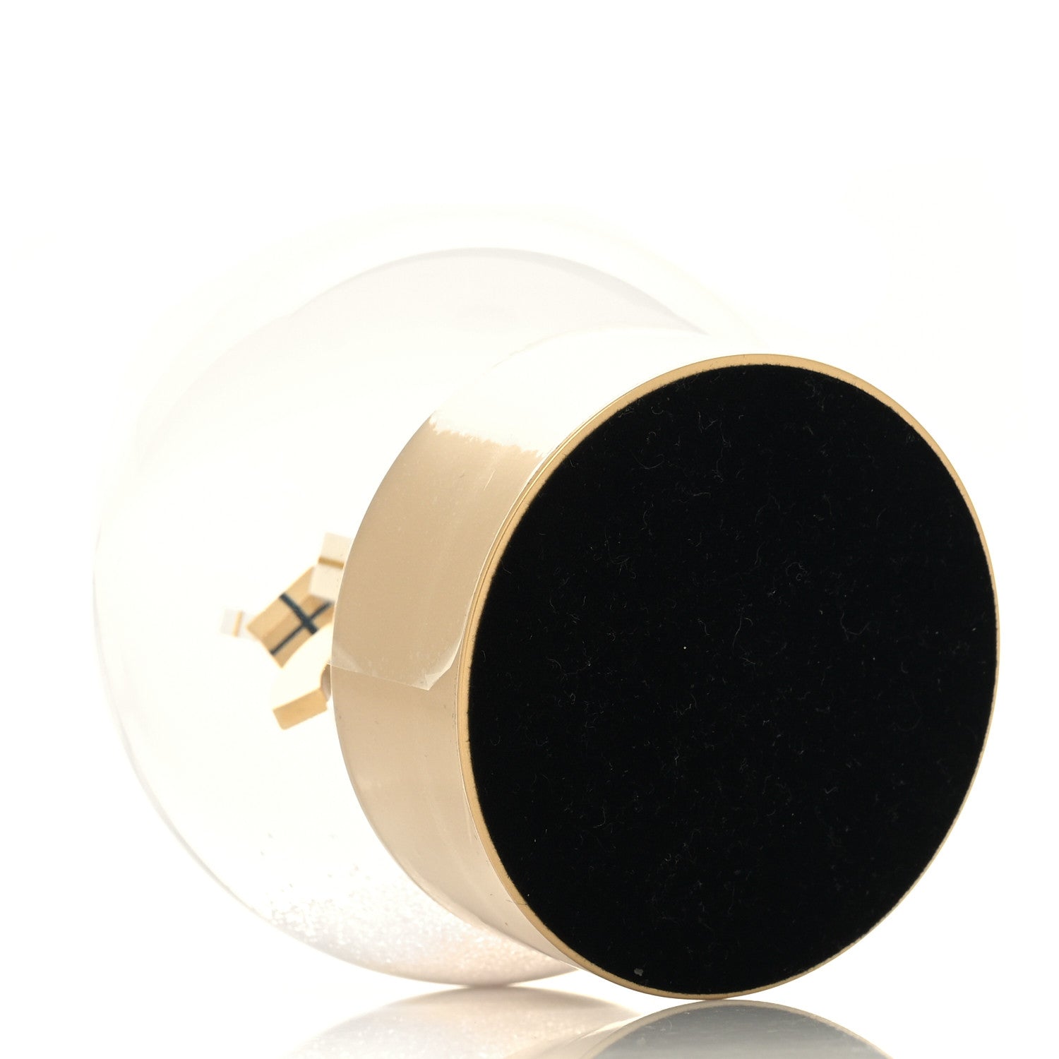 Chanel Glass CC Shopping Bag Snow Globe Gold 5 of 9