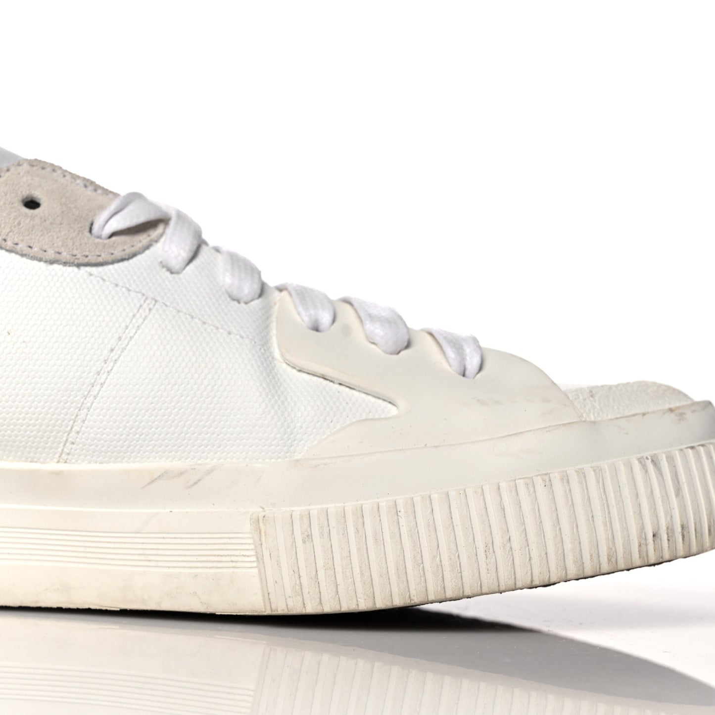 Canvas Logo Tennis Light Low Top Sneakers 36.5 White