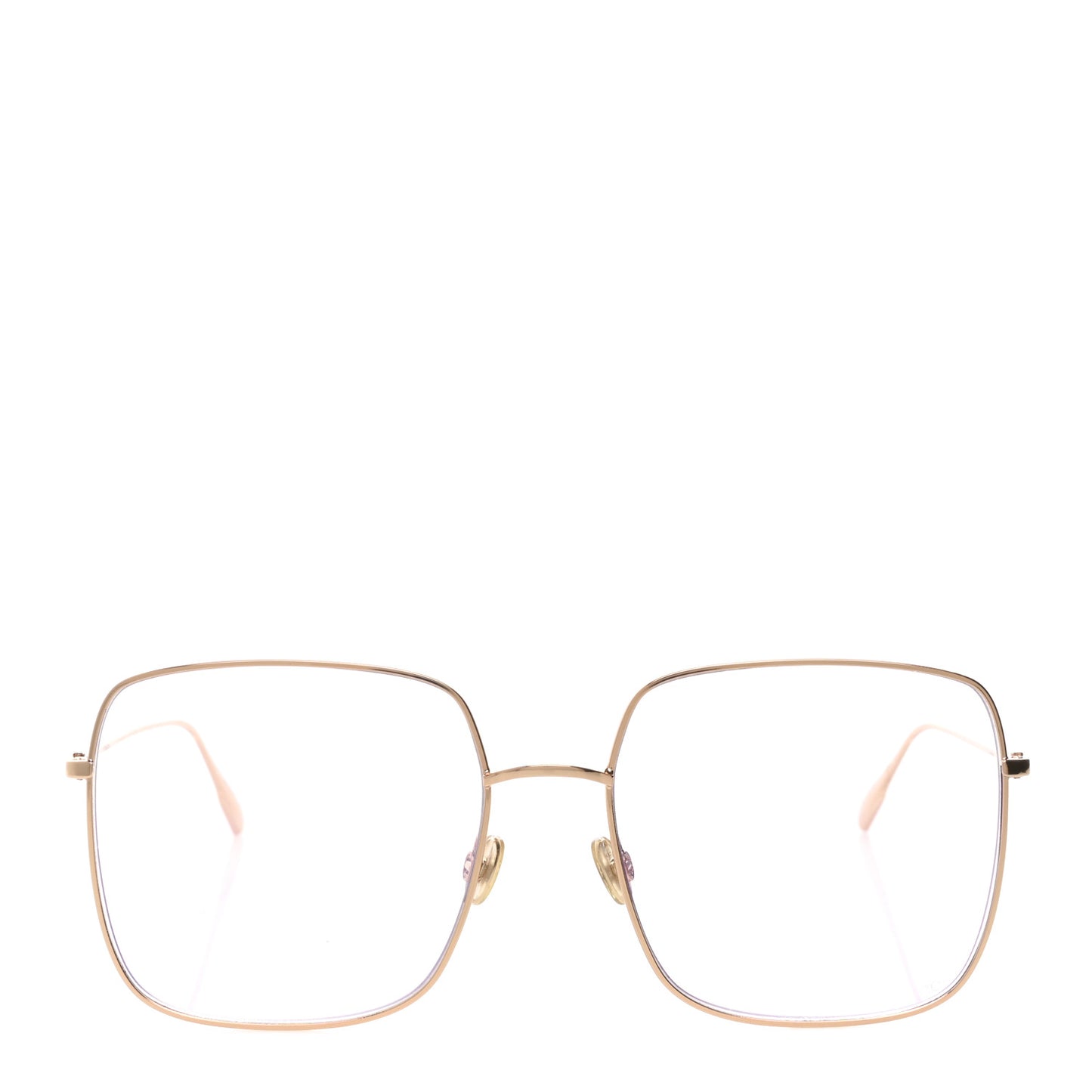 Metal Stellaire 1 Square Sunglasses Rose Gold