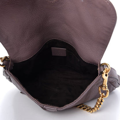 Gucci Calfskin Bamboo Croisette Evening Bag Mauve 5 of 10