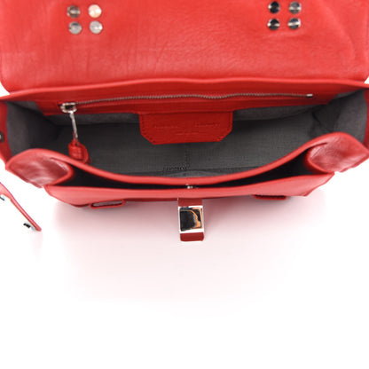 Proenza Schouler Lambskin Tiny PS1 Satchel Red 5 of 10
