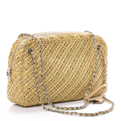 Prada Vernice Madras Camera Bag Quarzo 3 of 13