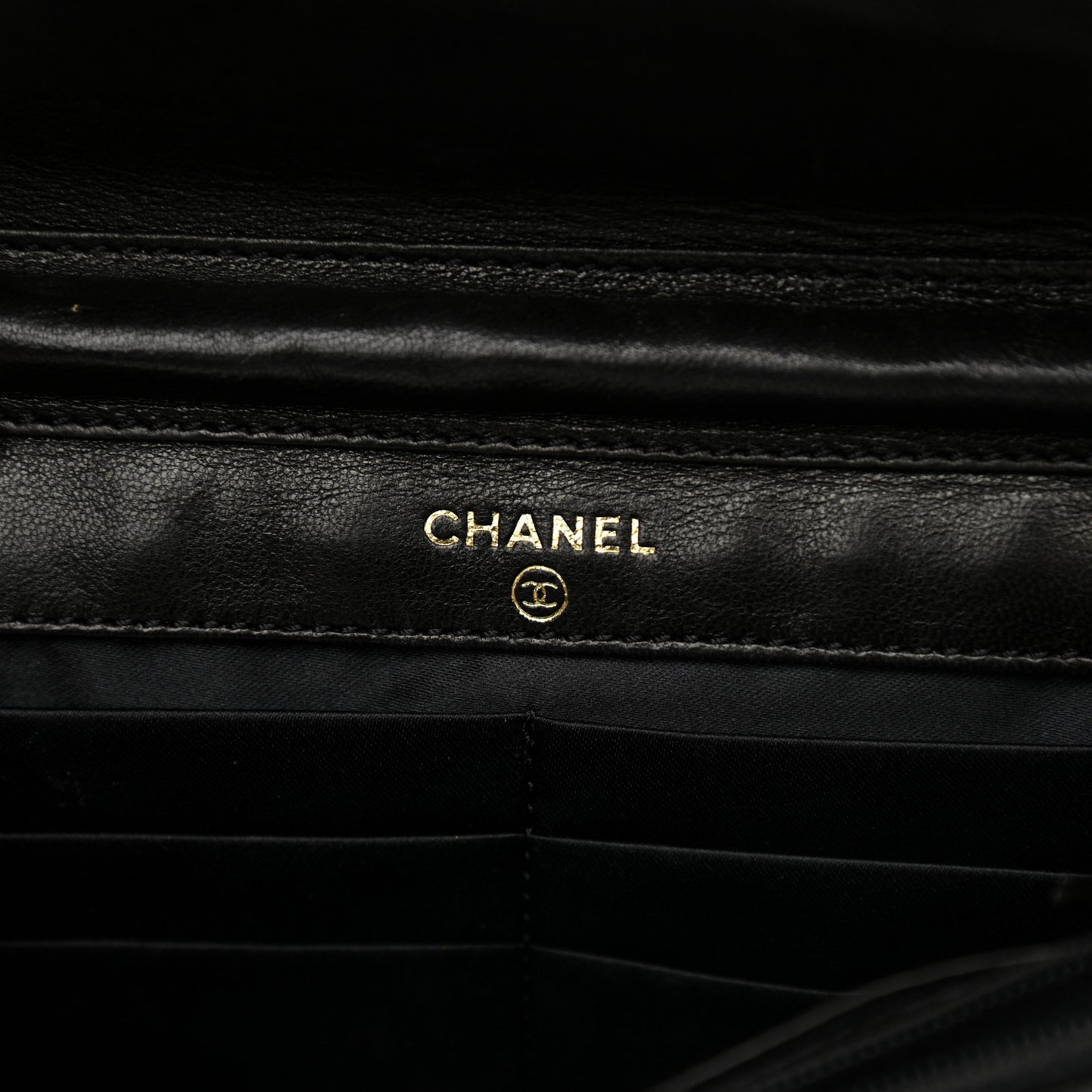 Nylon Travel Wallet On Chain WOC Black