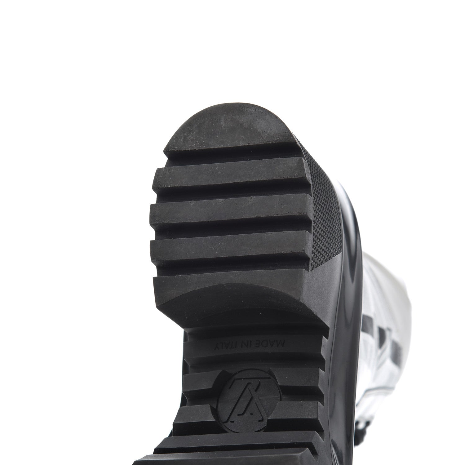 Louis Vuitton Patent Calfskin Spaceship Laureate Platform Desert Boots 37.5 Silver 21 of 21