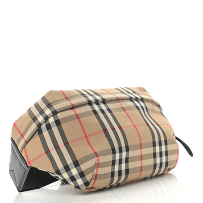 Burberry Nylon Vintage Check Medium Sonny Bum Bag Archive Beige Black 4 of 12