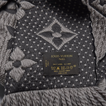 Louis Vuitton Wool Silk Logomania Scarf Verone 4 of 4