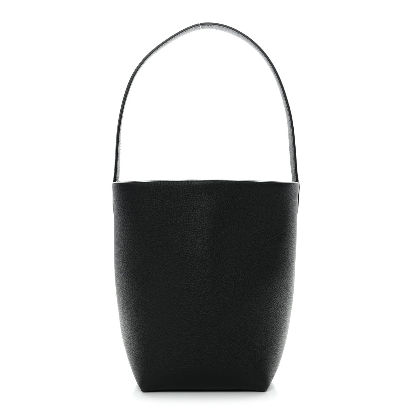 Grained Calfskin Small N/S Park Tote Black
