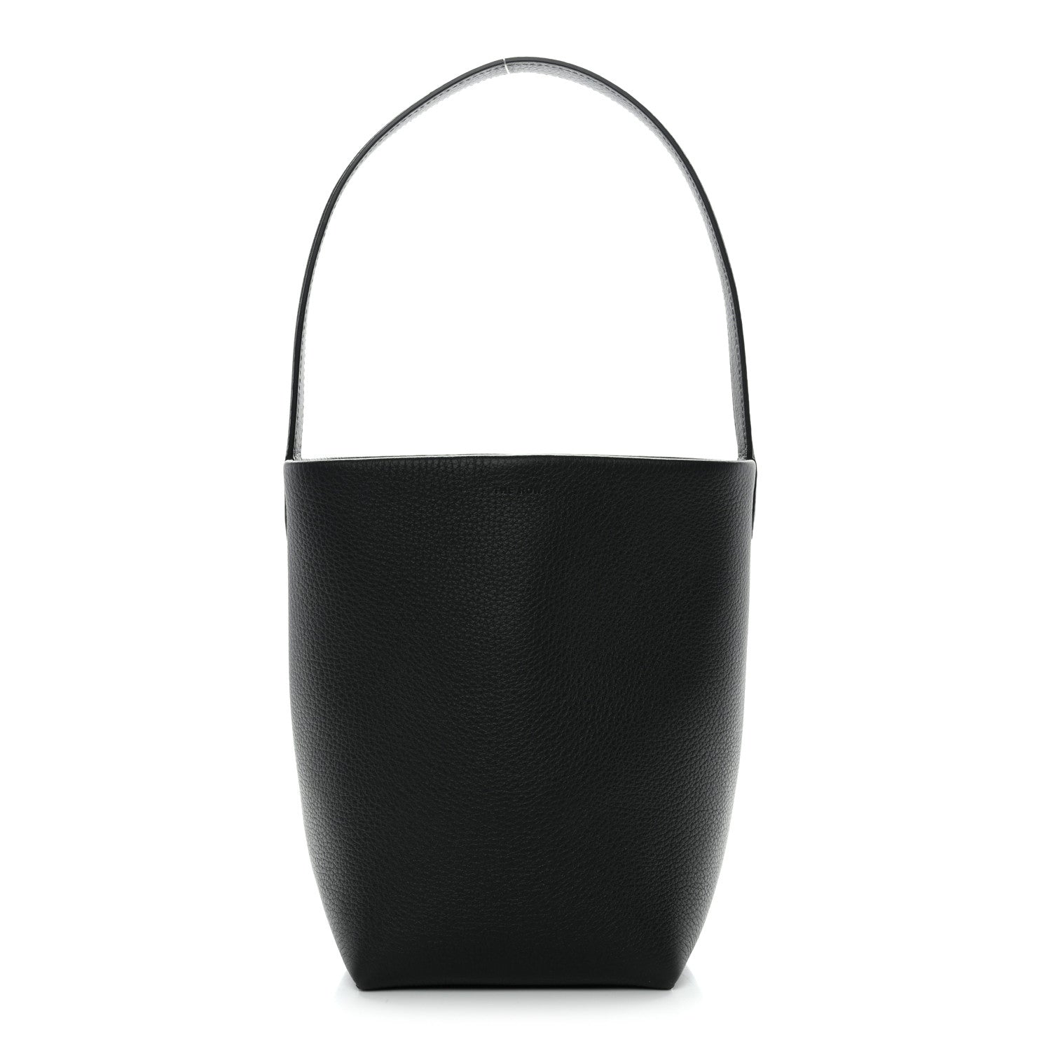 The Row Grained Calfskin Small N/S Park Tote Black 1 of 9