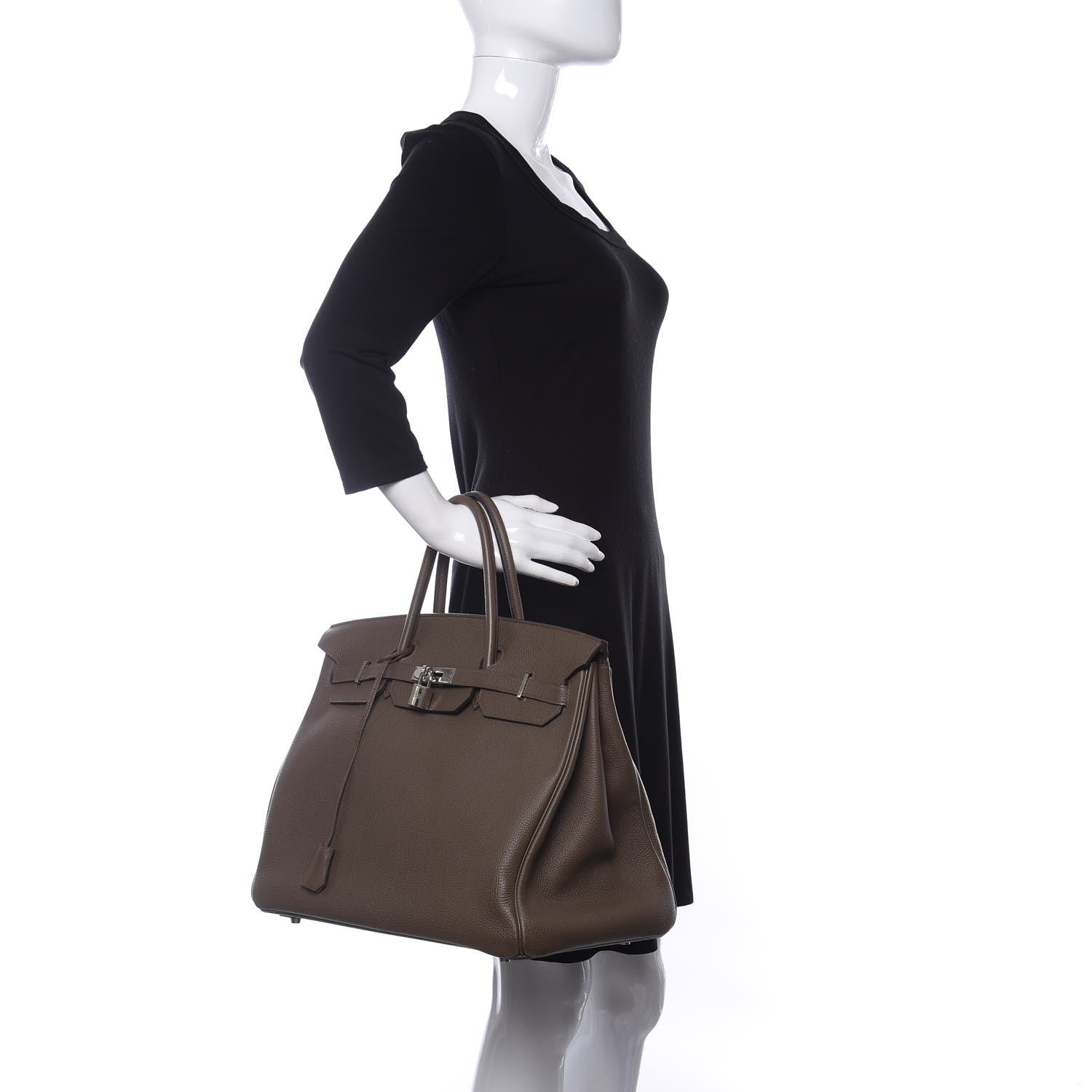 Hermes Togo Birkin 40 Etain 2 of 22