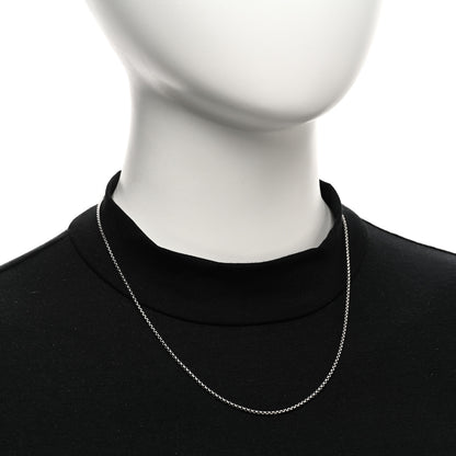 David Yurman Sterling Silver 14K Yellow Gold 1.7mm Baby Box Chain Necklace 18" 2 of 5