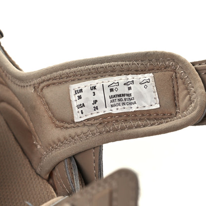 Balenciaga Neoprene Rubber Womens Track Sandals 36 Full Beige 10 of 11