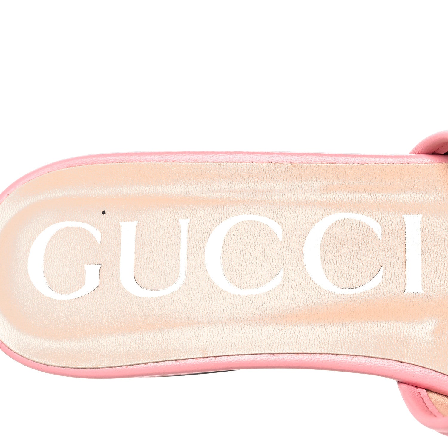 Gucci Nappa Matelasse GG Marmont Flat Slide Sandals 38 Wild Rose 7 of 8