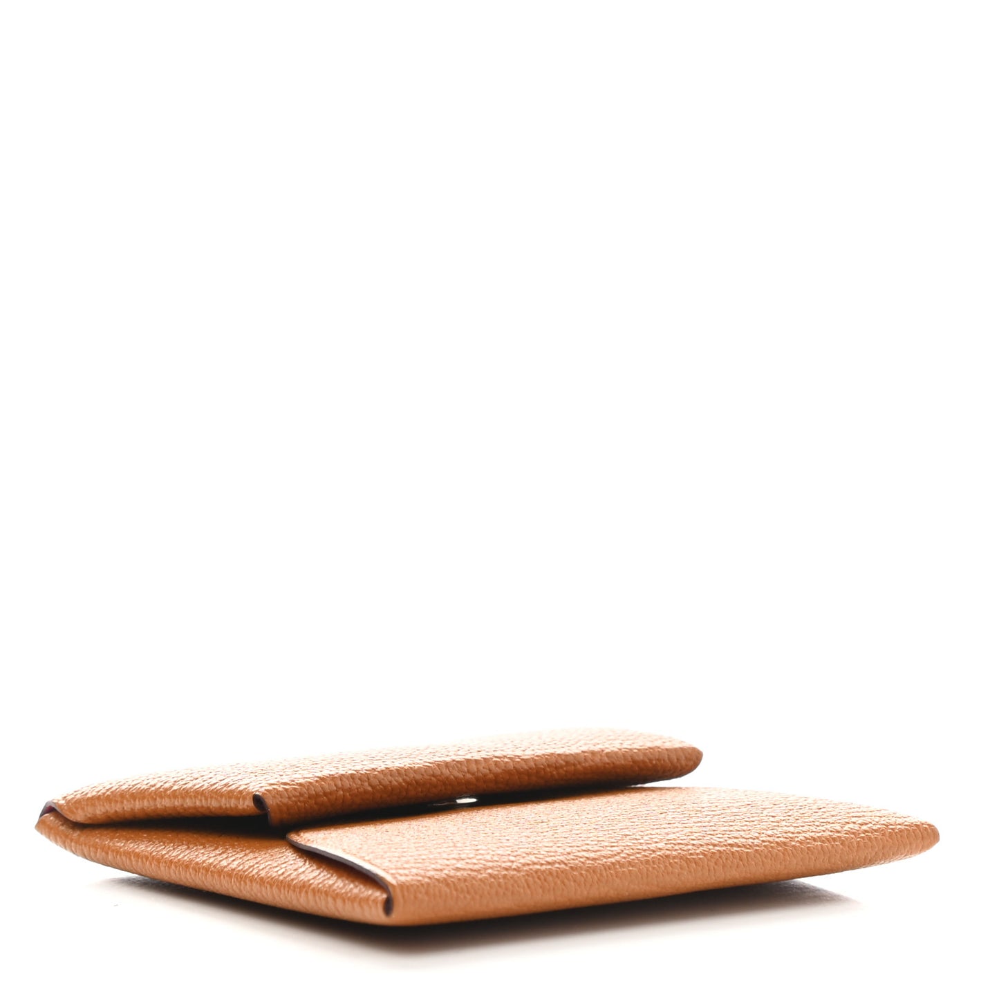 Chevre Mysore Bastia Verso Coin Purse Caramel Rose Shocking