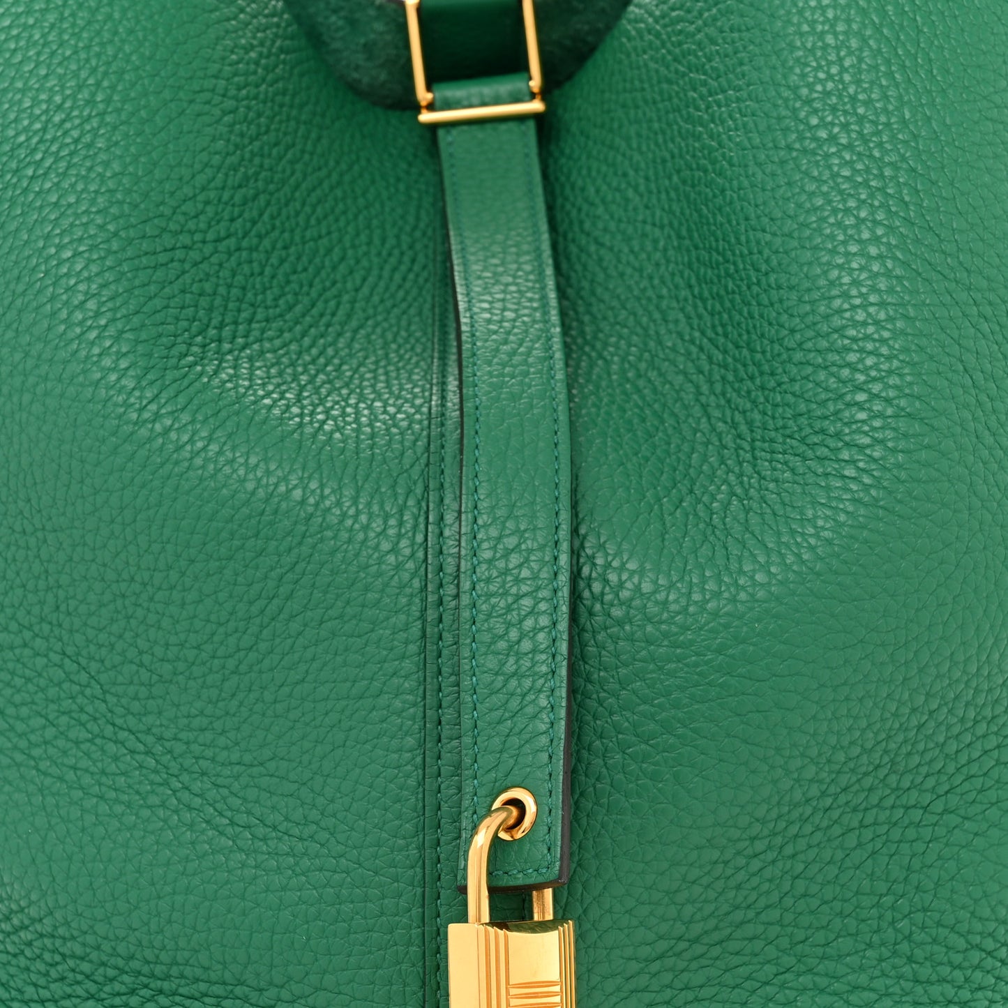 Taurillon Clemence Picotin Lock 22 MM Vert Vertigo