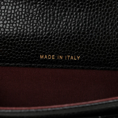 Chanel Caviar Quilted Flap Card Holder Wallet Black 7 of 12