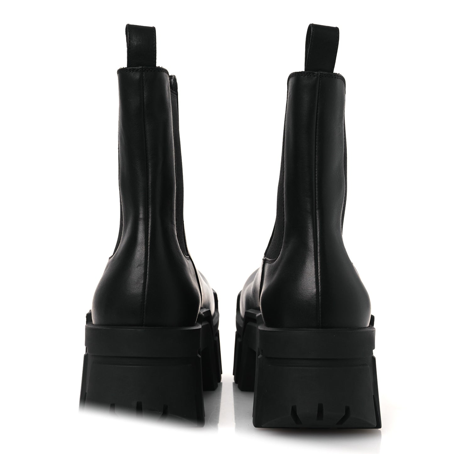 Smooth Calfskin Bulldozer Chelsea Boots 40 Black