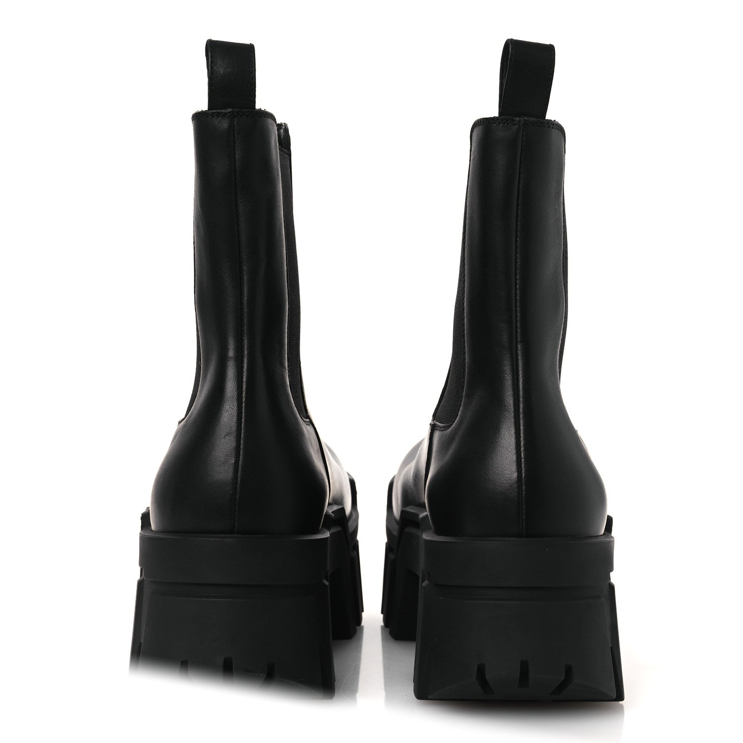 Balenciaga Smooth Calfskin Bulldozer Chelsea Boots 40 Black 6 of 12
