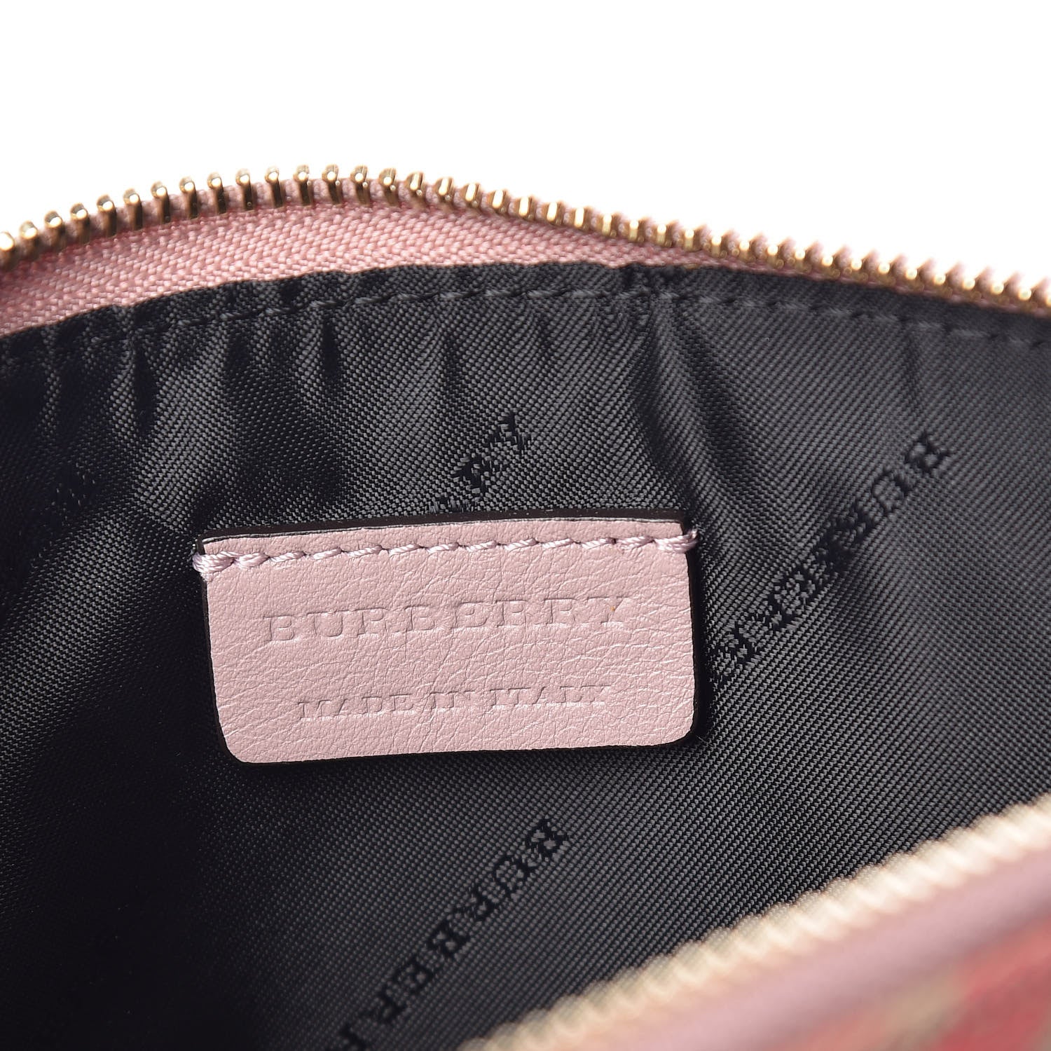 Burberry House Check Sequin Peyton Pouch Bag Pink 6 of 9