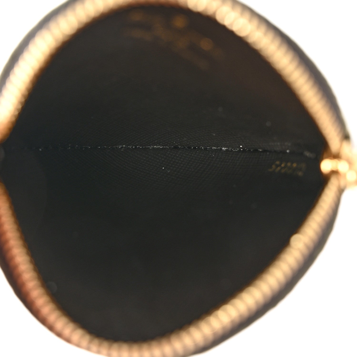Louis Vuitton Mini Lin Round Coin Purse Kaki 5 of 6