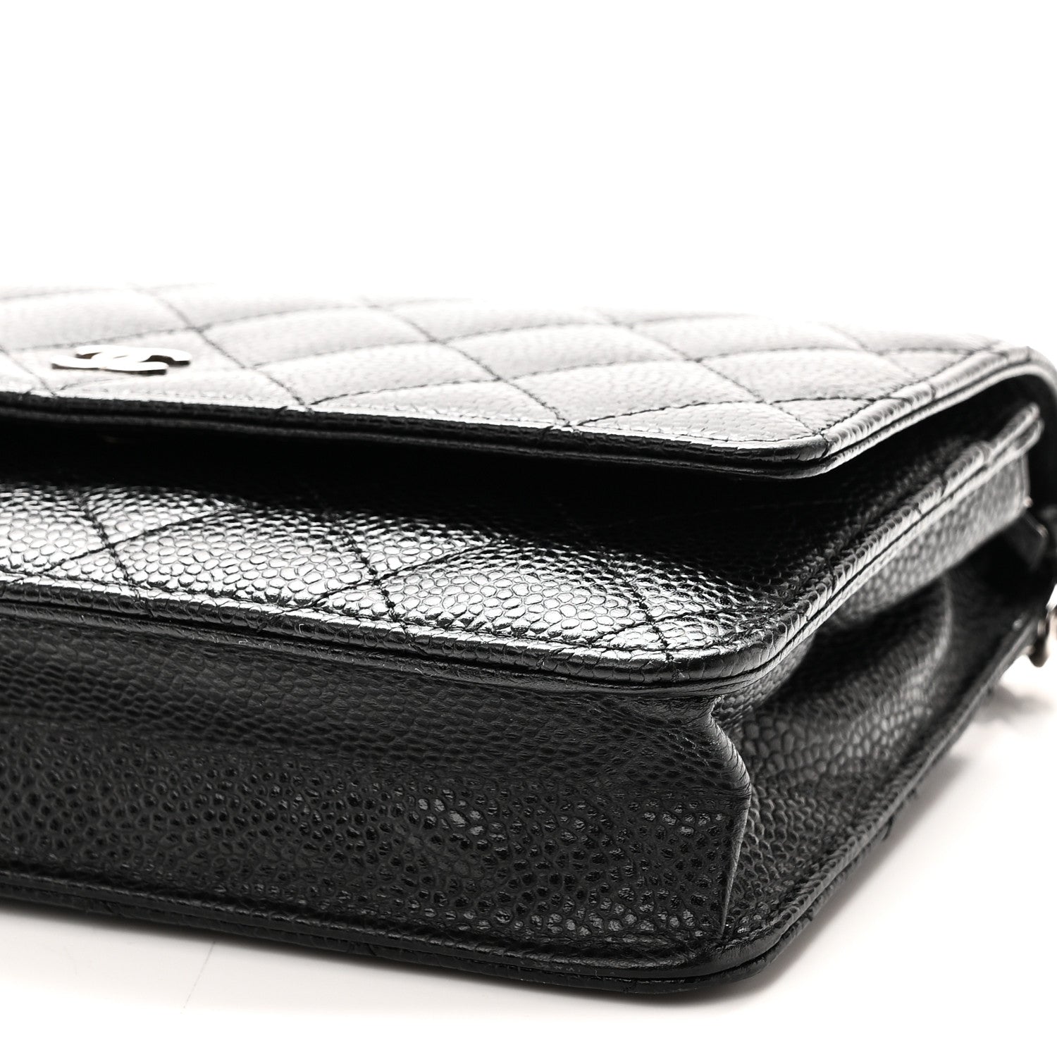 Chanel Caviar Quilted Wallet On Chain WOC Black 10 of 10