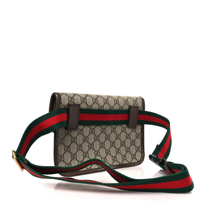 Gucci GG Supreme Monogram Neo Vintage Web Belt Bag Brown 3 of 8