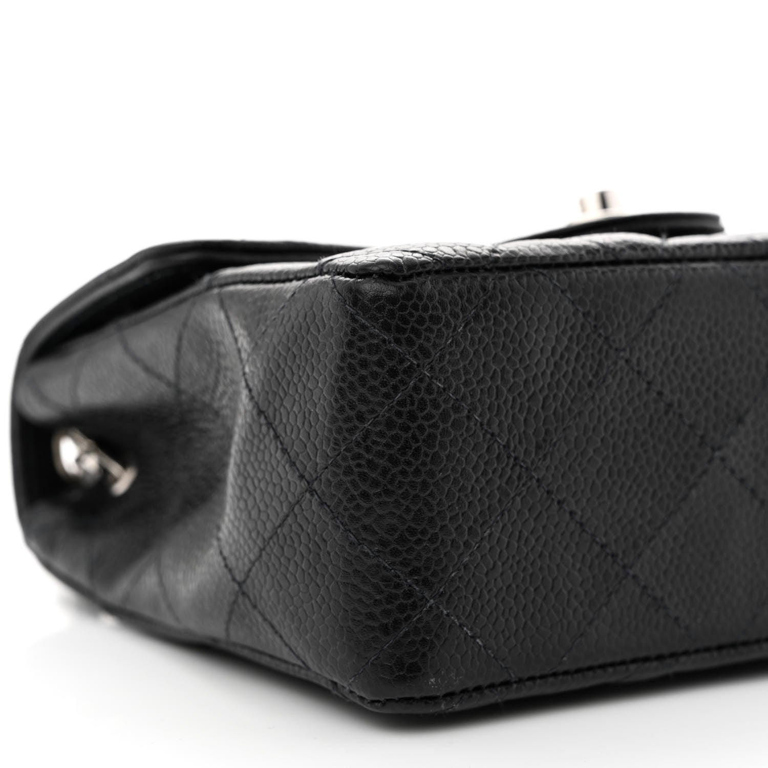 Chanel Caviar Quilted Mini Square Flap Black 9 of 11