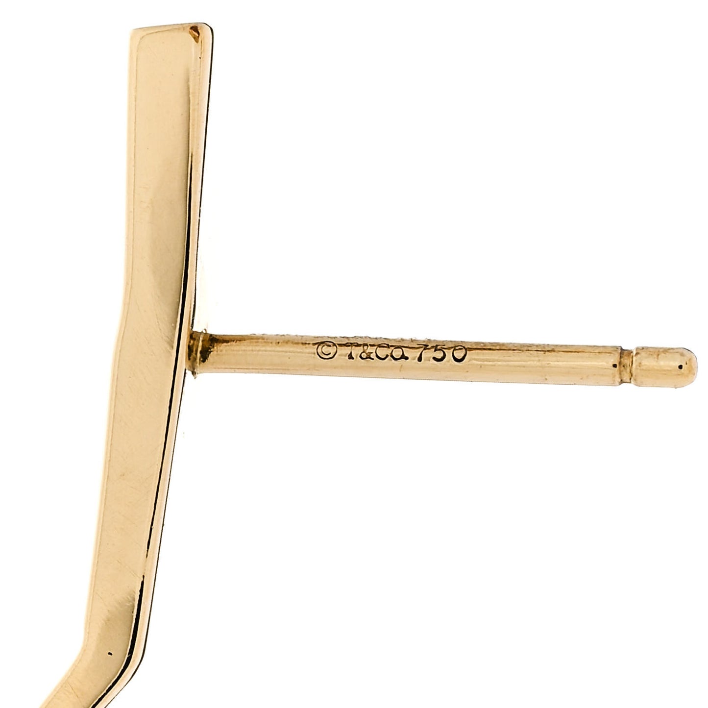 18K Yellow Gold Frank Gehry Fold Earrings