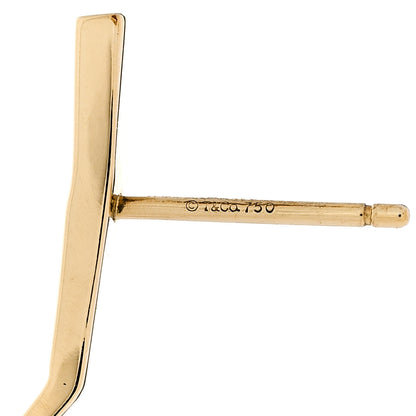 Tiffany 18K Yellow Gold Frank Gehry Fold Earrings 5 of 6
