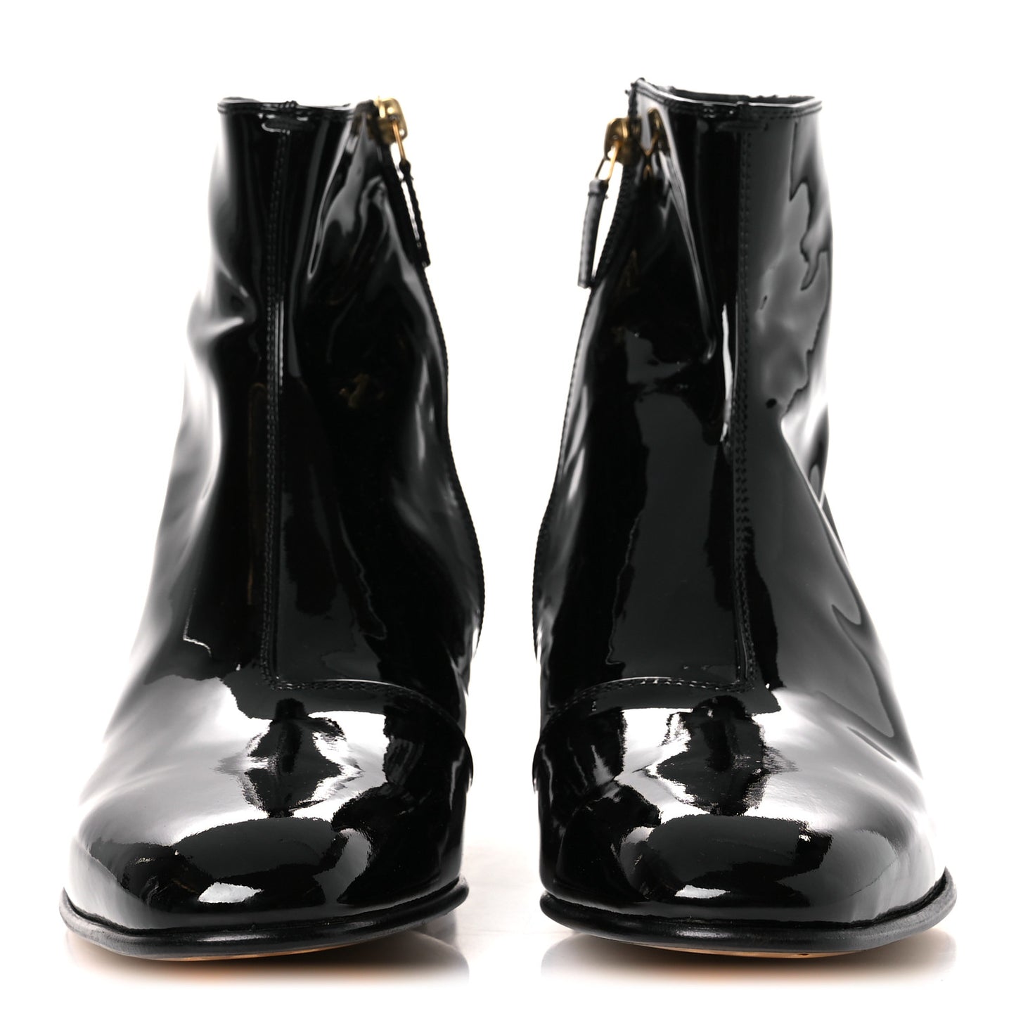 Vernice Crystal Mens Interlocking G Logo Ankle Booties  9 Black