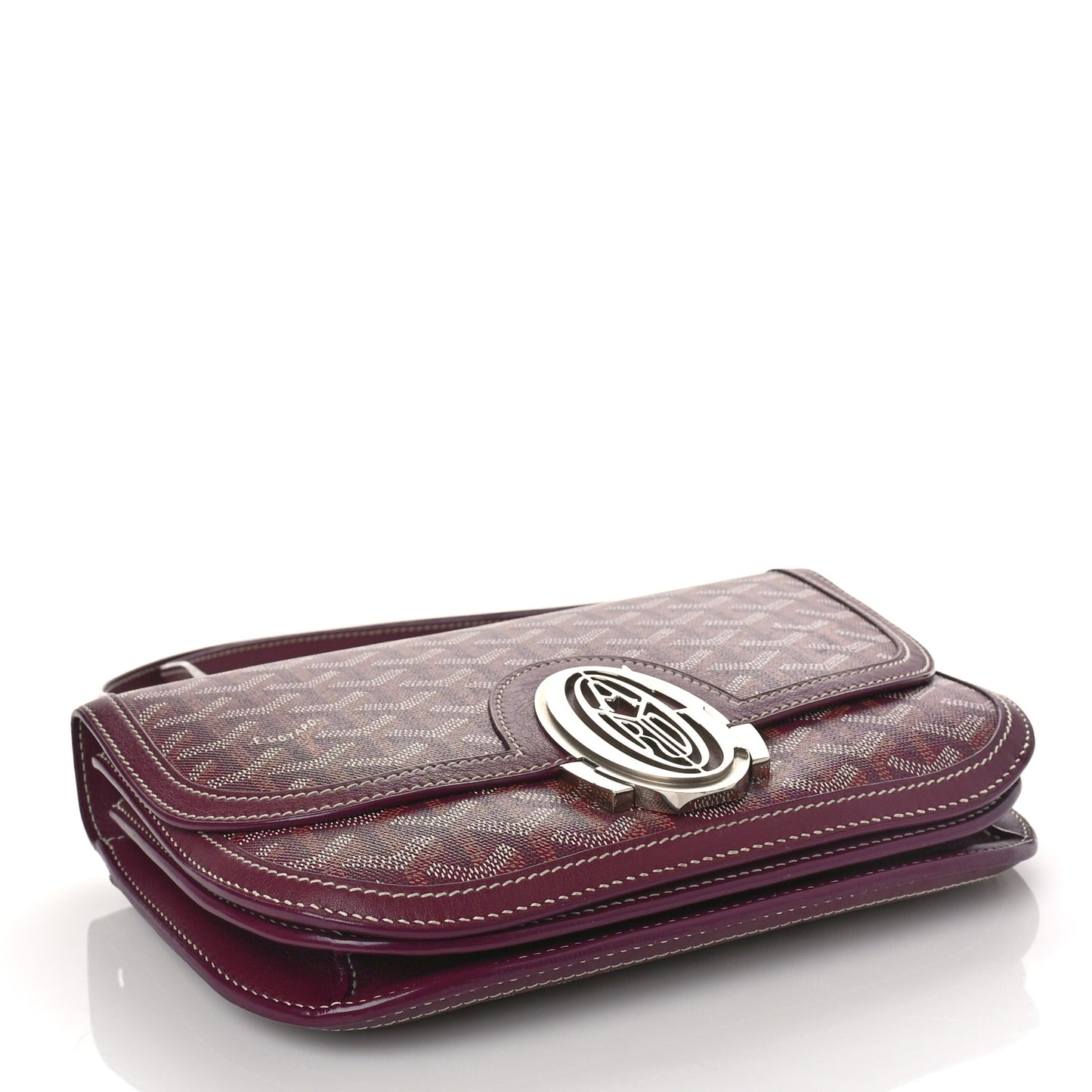 Goyardine 233 PM Shoulder Bag Burgundy