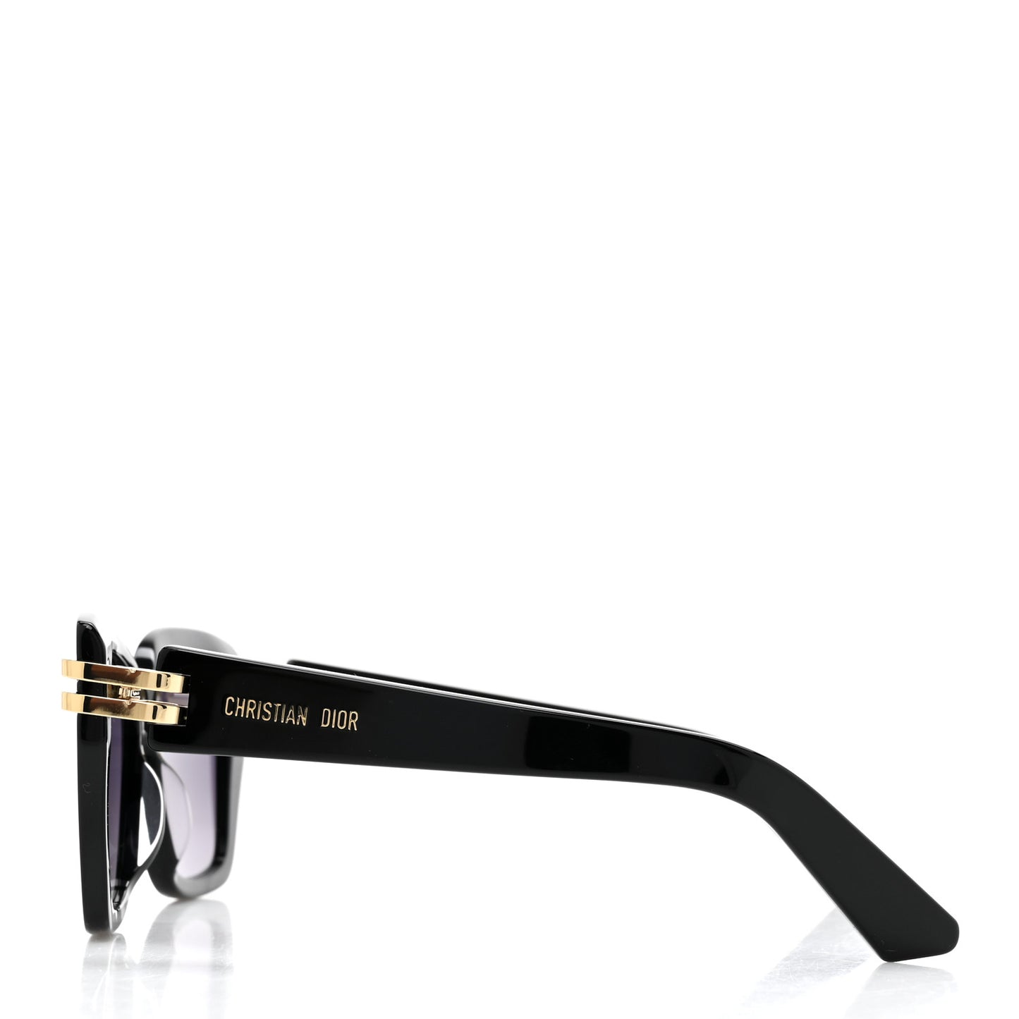 Acetate CDior S1I Square Sunglasses Black