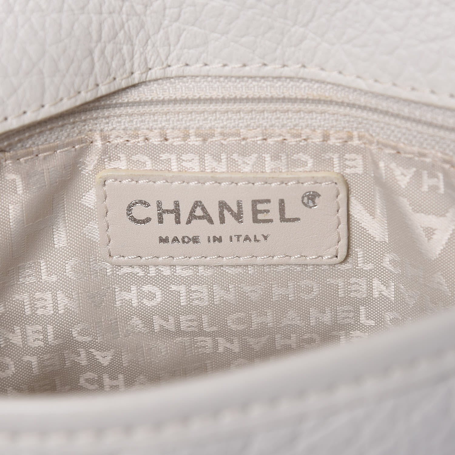 Chanel Calfskin Mademoiselle Flap Shoulder Bag White 6 of 12